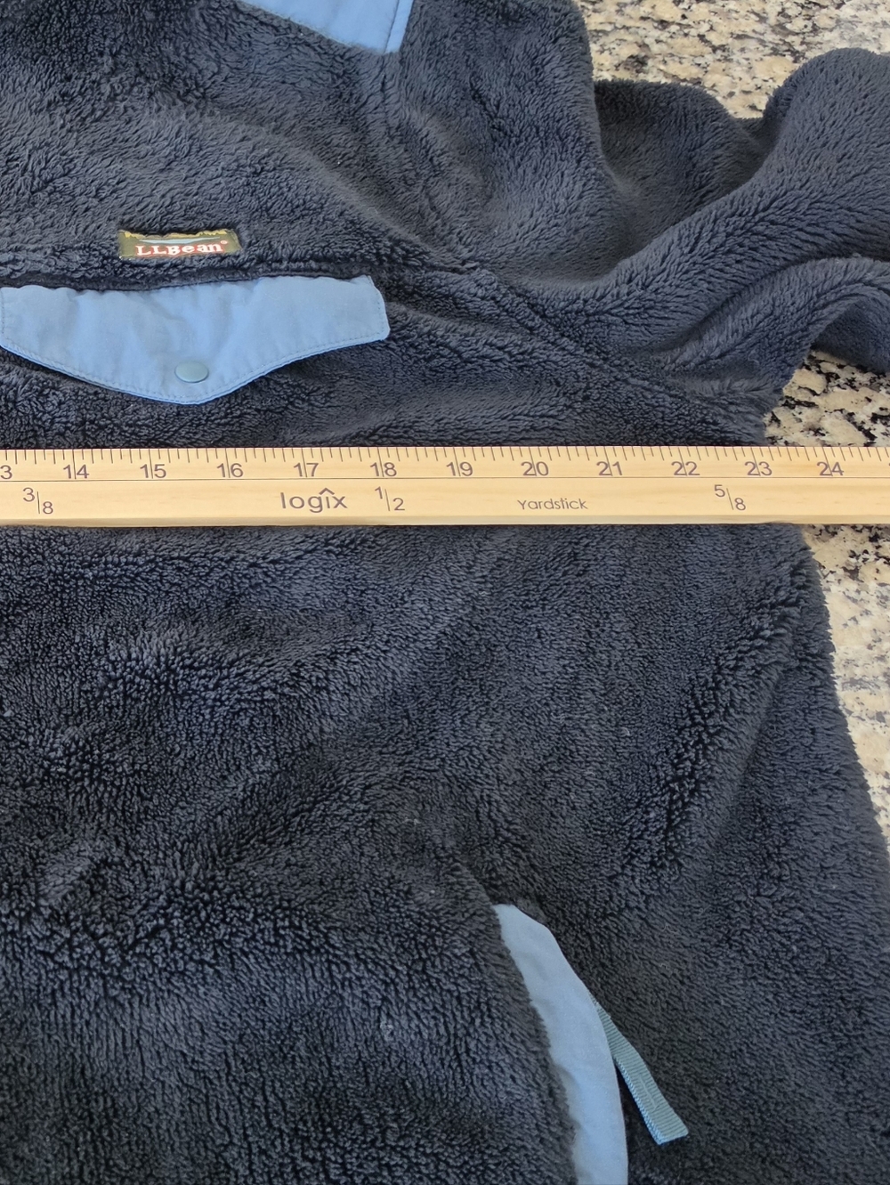 L.L.Bean Sherpa Fleece Jacket Trail Outdoor Gorpcore Full Zip Size L - Picture 10 of 11